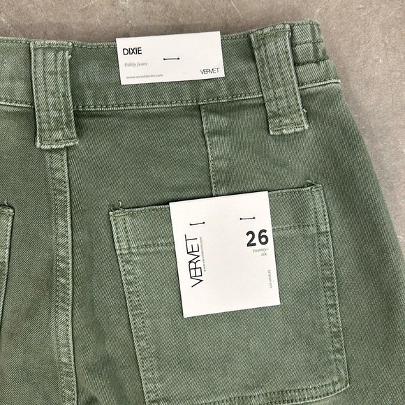 Vervet Dixie Utility Jean Army Green size 26 - Picture 8 of 8